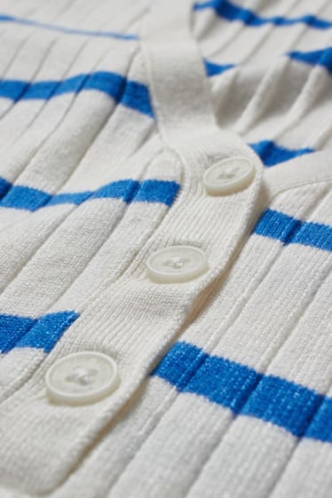 Donna - Maglione - a righe - bianco / azzurro