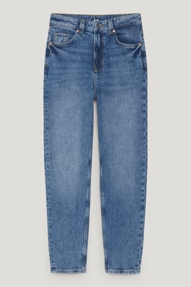 Dona - Mom jeans - high waist - LYCRA® - texà blau
