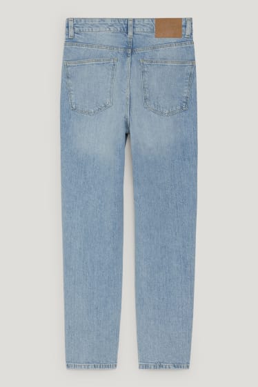 Damen - Mom Jeans - High Waist - LYCRA® - jeans-hellblau