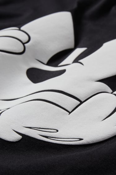 Dívčí - Mickey Mouse - tričko s krátkým rukávem - černá