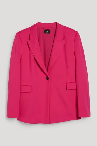 Mujer - Americana - mezcla de viscosa - fucsia