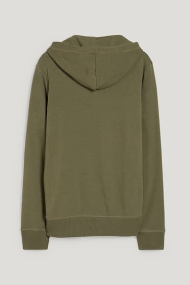 Damen - Basic-Hoodie - dunkelgrün