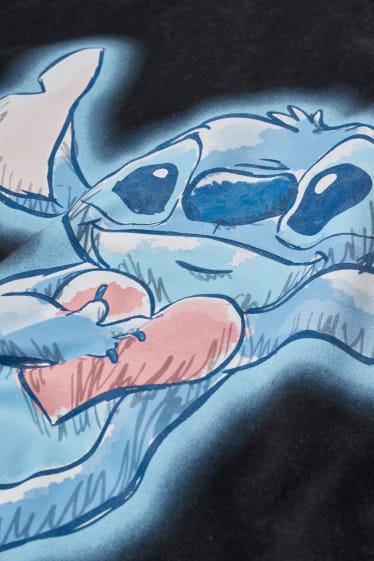Dames XL - CLOCKHOUSE - sweatshirt - Lilo & Stitch - zwart