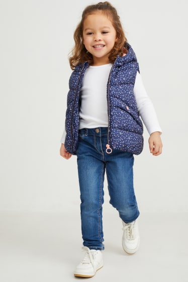 Toddler Girls - Skinny jeans - jeans termoizolanți - denim-albastru