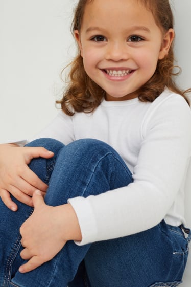 Toddler Girls - Skinny jeans - jeans termoizolanți - denim-albastru
