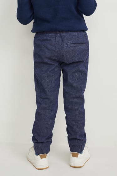 Toddler Boys - Slim jeans - thermojeans - donkerblauw