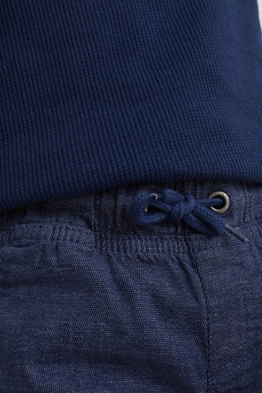 Toddler Boys - Slim jeans - thermojeans - donkerblauw