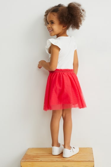 Filles - Minnie Mouse - ensemble - robe et sac - 2 pièces - rose