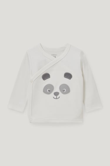 Baby Boys - Completo neonati - 2 pezzi - bianco crema