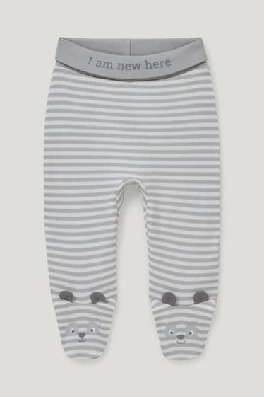 Baby Boys - Completo neonati - 2 pezzi - bianco crema