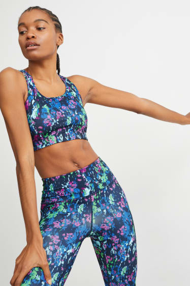 Dona - Sostenidors tècnics - fitnes - 4 Way Stretch - estampats - verd