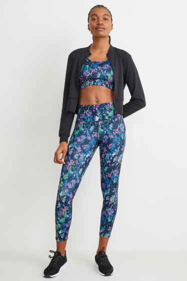 Dona - Sostenidors tècnics - fitnes - 4 Way Stretch - estampats - verd
