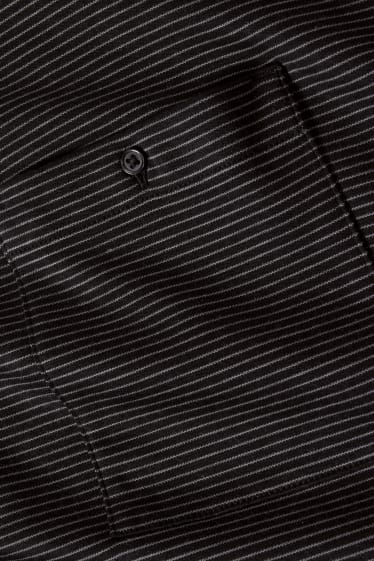 Uomo XL - T-shirt  - a righe - grigio scuro