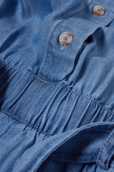 Bambine: - Tuta di jeans - blu