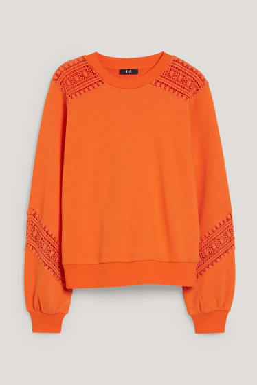 Damen - Sweatshirt - orange