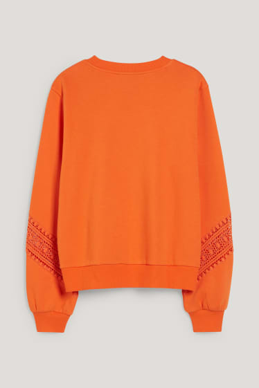 Damen - Sweatshirt - orange