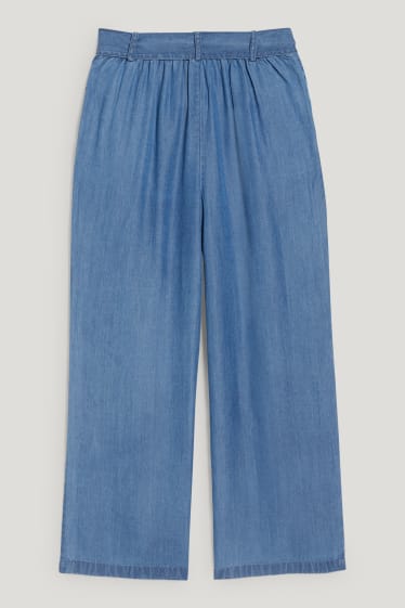 Bambine: - Jeans a gamba larga - blu