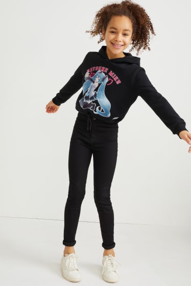 Kids Girls - Hatsune Miku - Hoodie - schwarz