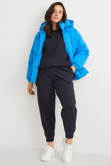 Donna - Felpa - blu scuro