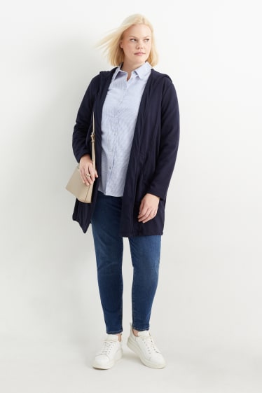 Dona - Brusa - ratlles - blau/blanc