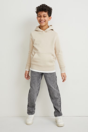 Bambini: - Loose Fit jeans - jeans grigio
