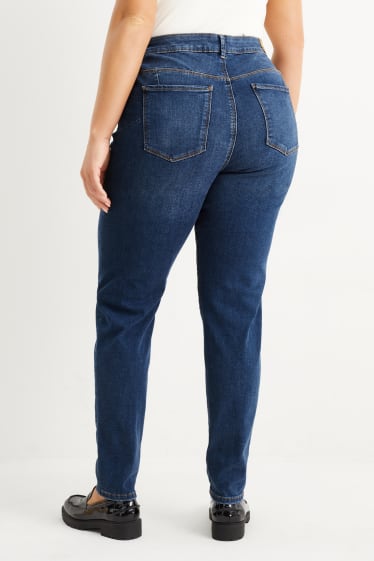 Donna - Skinny jeans - vita media - LYCRA® - da materiali riciclati - jeans blu