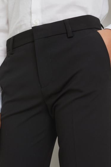 Chlapecké - Oblekové kalhoty - stretch - LYCRA® - černá