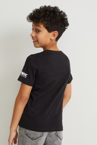 Reverskraag - Sonic - T-shirt - zwart