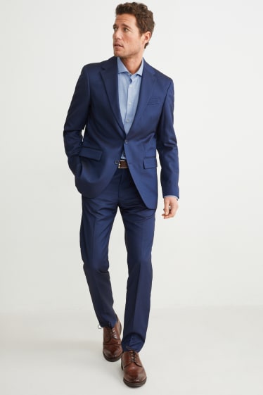 Herren - Businesshemd - Regular Fit - Cutaway - bügelleicht - hellblau