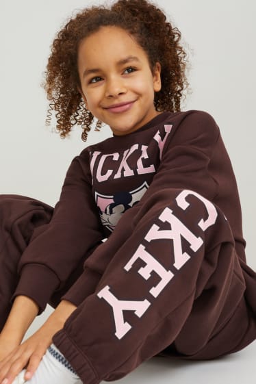 Exklusiv Online - Micky Maus - Set - Sweatshirt und Jogginghose - 2 teilig - dunkelbraun
