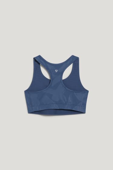 Femmes - Soutien-gorge de sport - ampliforme - 4 Way Stretch - bleu