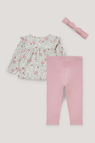 Bébé filles - Ensemble pour bébé - 3 pièces - blanc crème