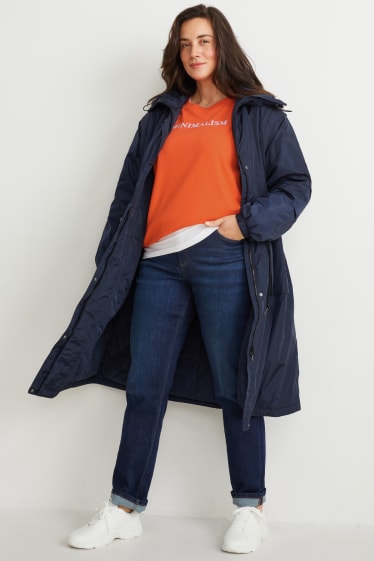 Dames - Sweatshirt - donker oranje