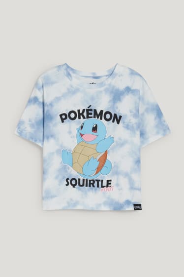 Bambine: - Pokémon - maglia a maniche corte - bianco / azzurro