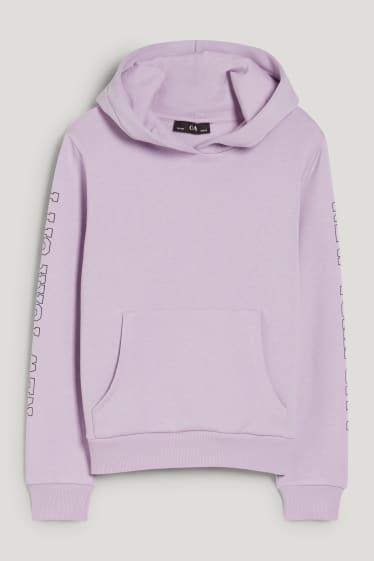 Filles - Sweat à capuche - violet clair
