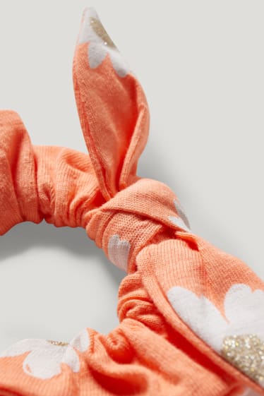 Toddler Girls - Set - Kleid und Scrunchie - orange