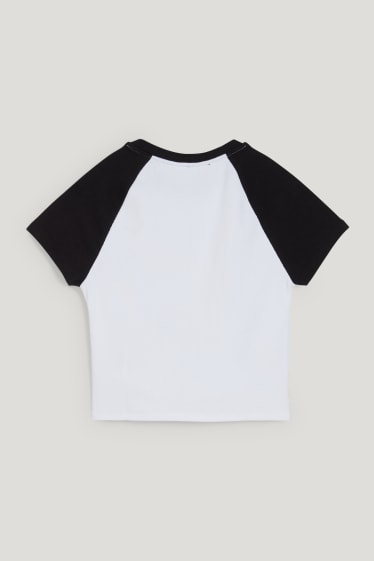 Clockhouse Girls - CLOCKHOUSE - Crop T-Shirt - weiss