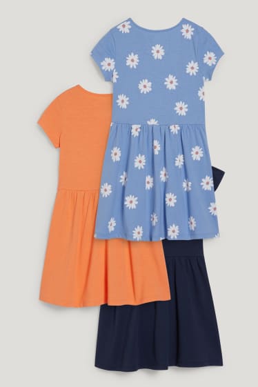 Toddler Girls - Multipack of 3 - dress - dark blue