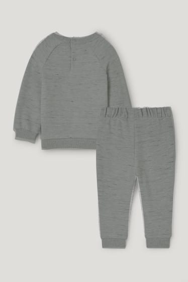 Exclu web - Ensemble pour bébé - 2 pièces - gris