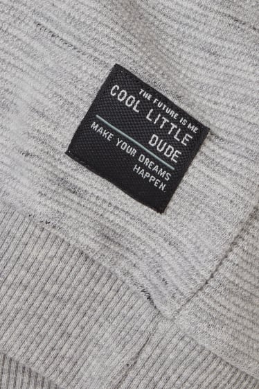 Exclu web - Ensemble pour bébé - 2 pièces - gris