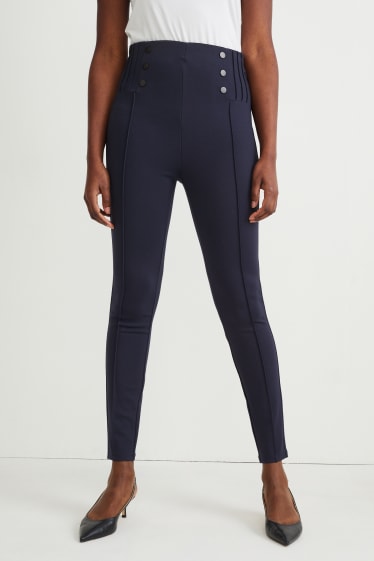 Dames - Legging - donkerblauw