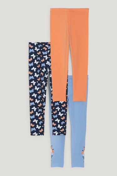 Toddler Girls - Confezione da 3 - leggings - blu