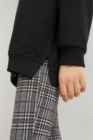 Bambine: - Set - felpa e leggings - 2 pezzi - nero