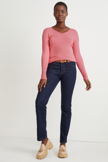 Donna - Maglione basic - fucsia