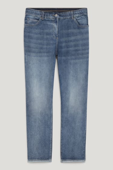Dona - Slim jeans - mid waist - LYCRA® - texà blau