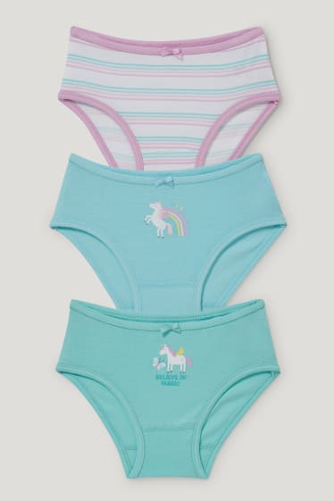 Toddler Girls - Multipack 3er - Slip - mintgrün