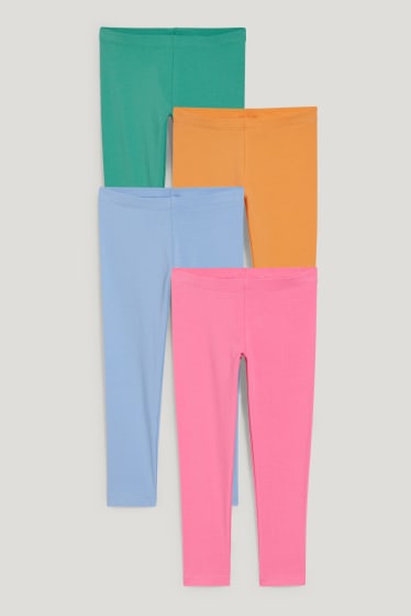 Esclusiva online - Confezione da 4 - leggings - fucsia