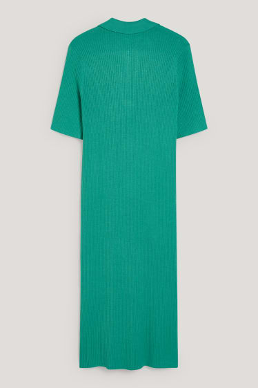 Damen - Strickkleid - grün