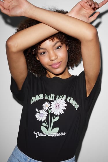 Clockhouse Girls - CLOCKHOUSE - T-Shirt - schwarz