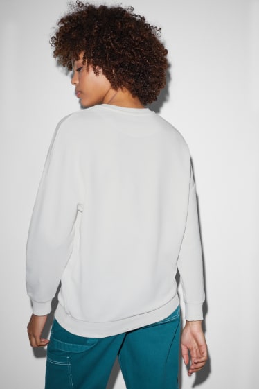 Clockhouse femme - CLOCKHOUSE - sweat - 2Pac - blanc